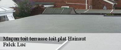 Maçon toit terrasse toit plat Hainaut 