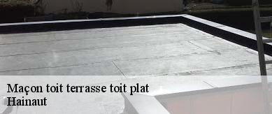 Maçon toit terrasse toit plat Hainaut 